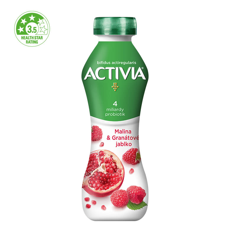Activia Malina‎&Granátové jablko - Jogurtový nápoj s bifidogénnou kultúrou