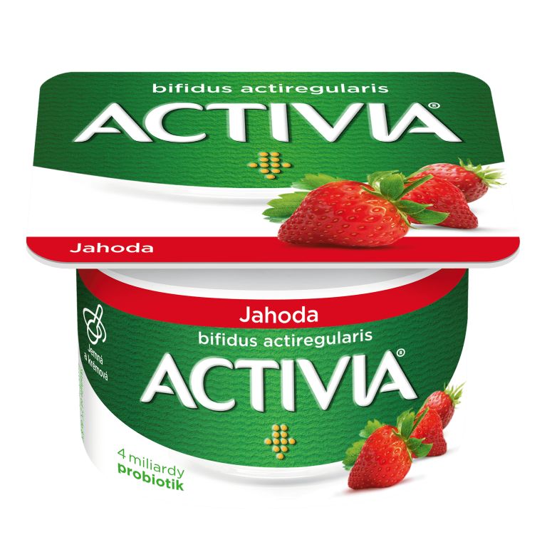 Activia Jogurt jahodový s bifidogénnou kultúrou