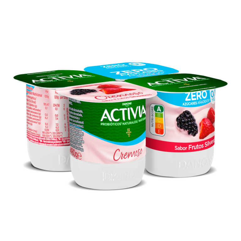 Activia frutas silvestre 0% Natural Ecologico