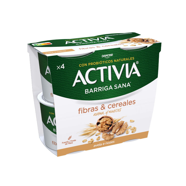 Activia, avena y nueces