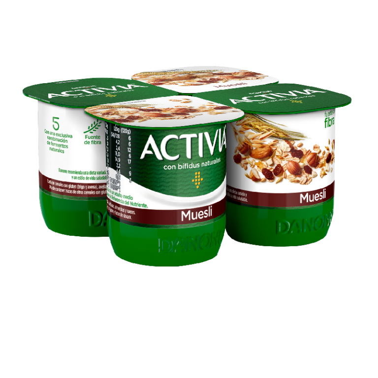 El yogur Activia con cereales integrales es el acompañante más natural para  una dieta equilibrada y un estilo de vida saludable. Este yogur con  cereales, como todos los Activia®, fermentos vivos del