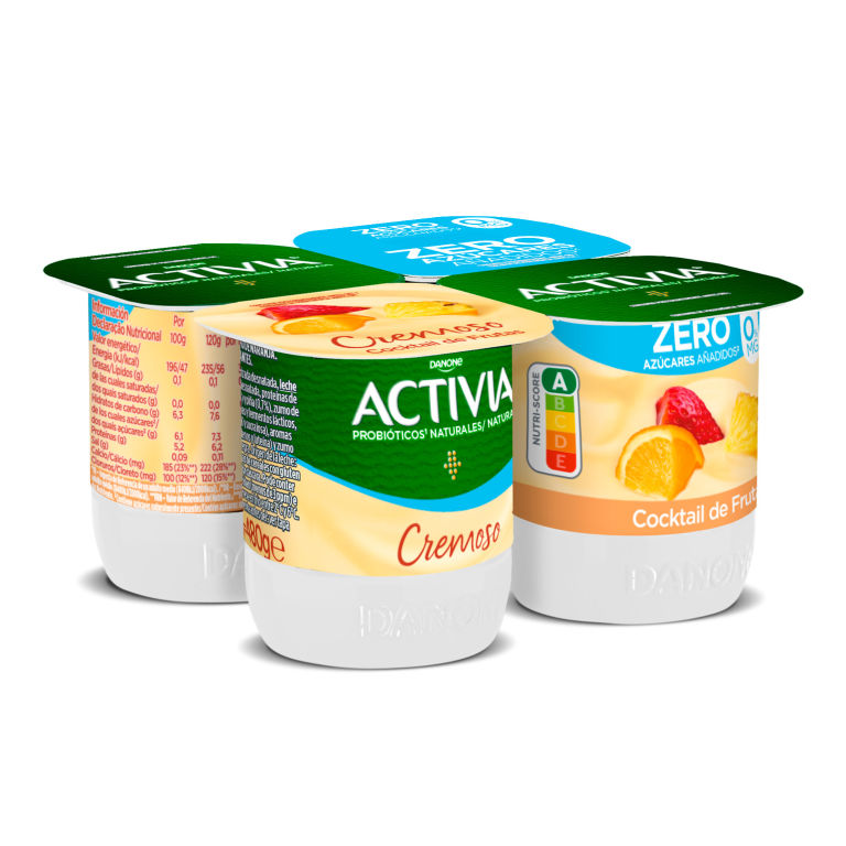 Activia Cocktail de frutas Natural Ecologico