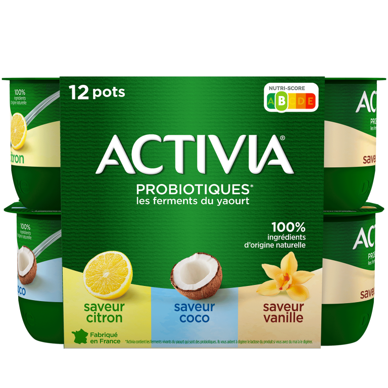 Activia Vanille  Spécialité laitière probiotiques & bifidus