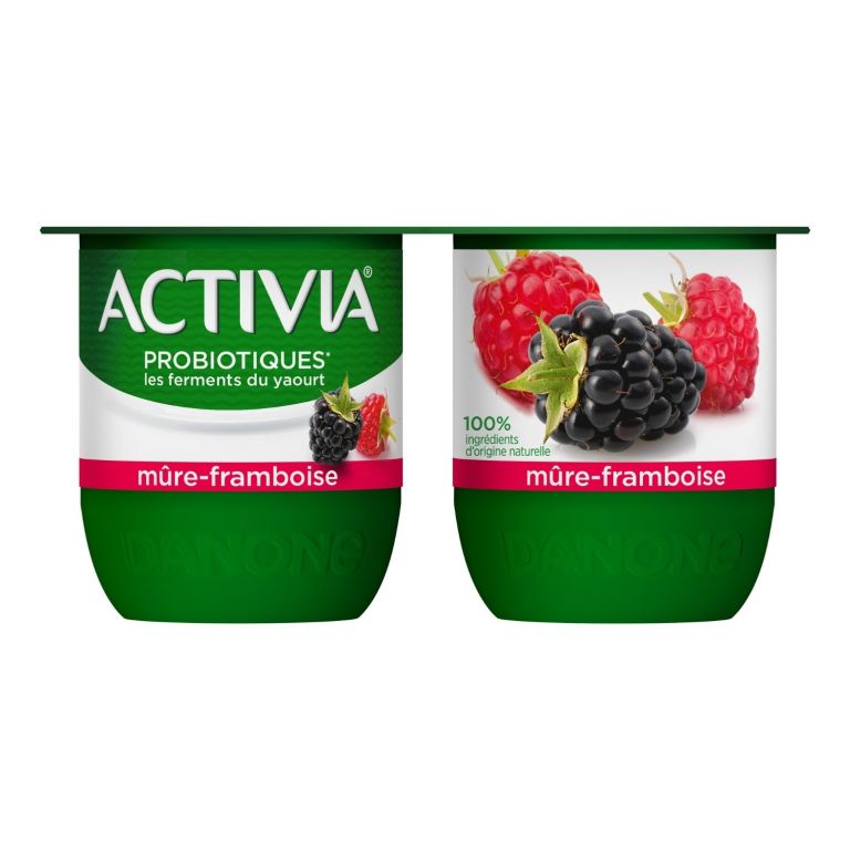 L'onctuosité d'un Activia associée à de bons morceaux de fruits, 100% d’origine naturelle. 
