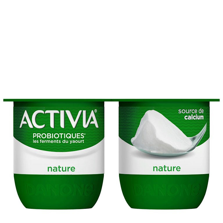 Activia Nature, c'est le plaisir d'une texture ferme et fondante qui contient des ferments du yaourt qui sont des probiotiques*. 

*Les ferments du yaourt, qui sont des probiotiques, vous aident à digérer le lactose de votre Activia si vous avez des difficultés à le digérer. À consommer dans le cadre d’une alimentation équilibrée et d’un mode de vie sain.