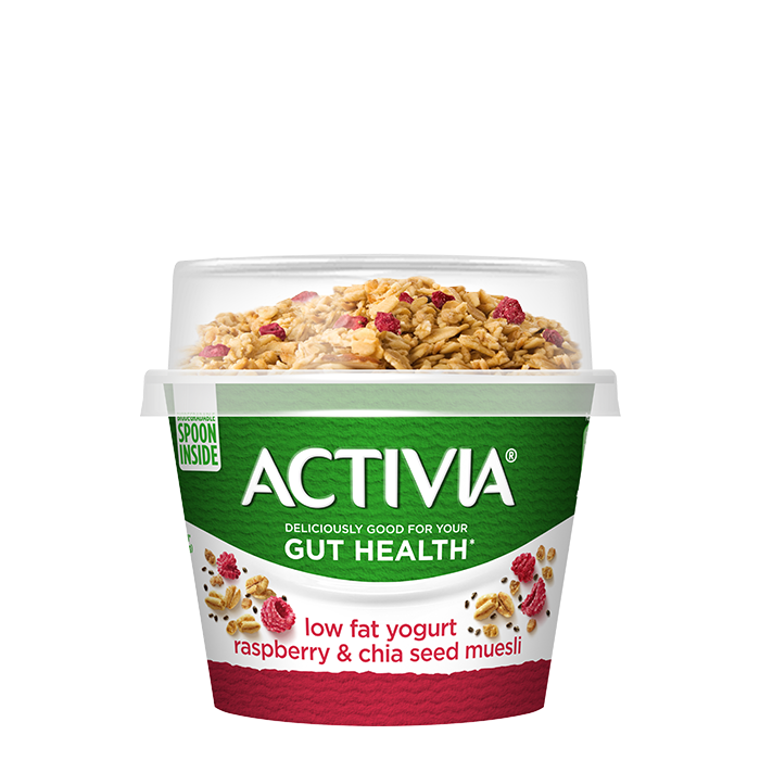 Raspberry Chia Yogurt Breakfast Pot Activia (UK)