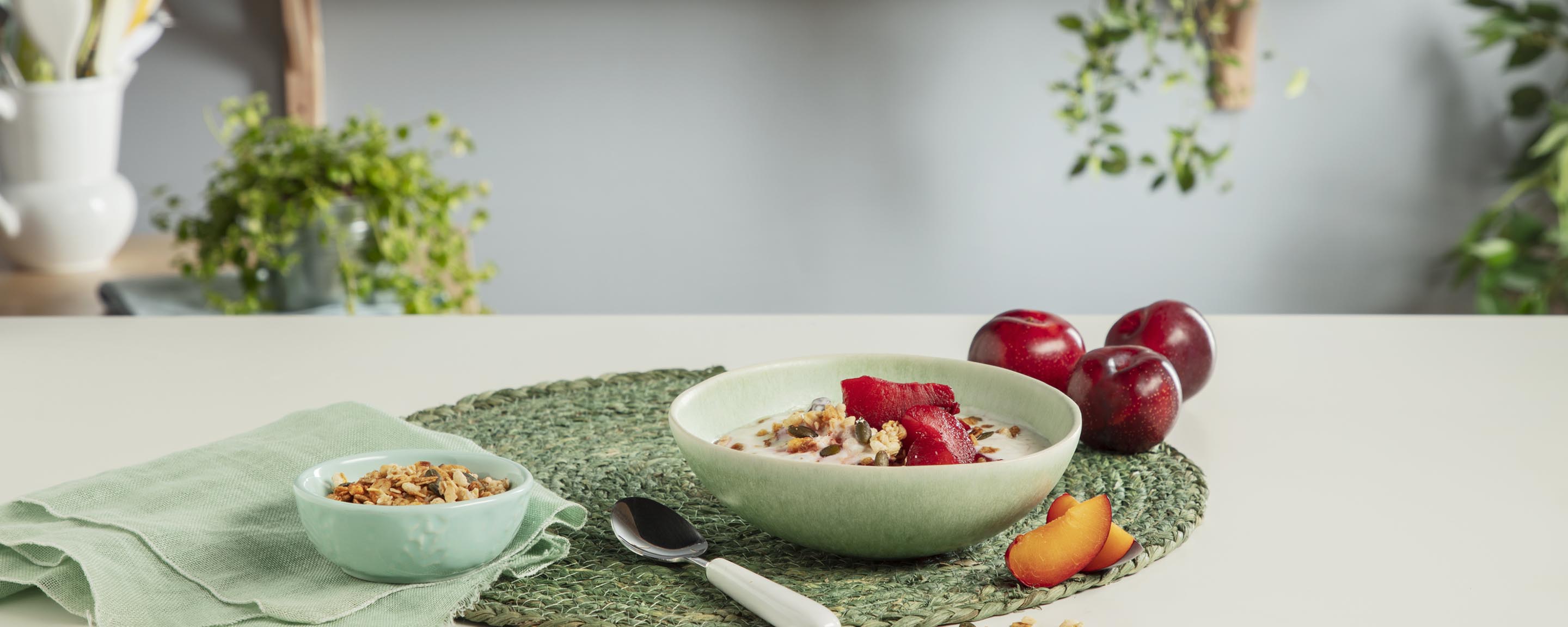 Plum, Grains & Nuts Yogurt Granola Recipe Activia (UK)