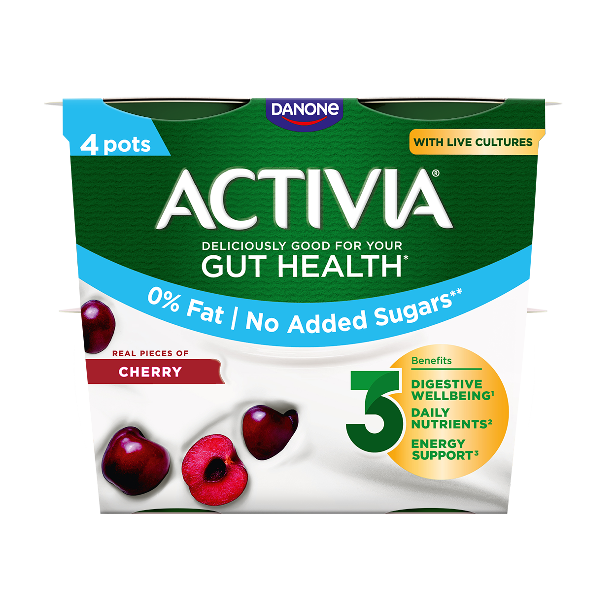 FatFree Cherry Yogurt Activia (UK)
