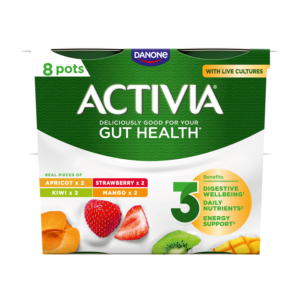 Rhubarb Yogurt Activia (UK)