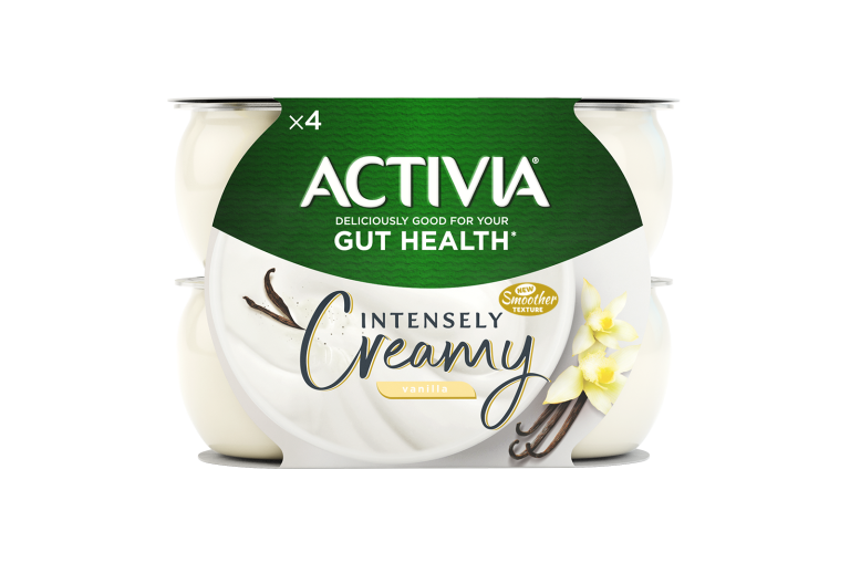Activia Live Cultures Intensely Creamy Yogurt - Vanilla110g 4 pack