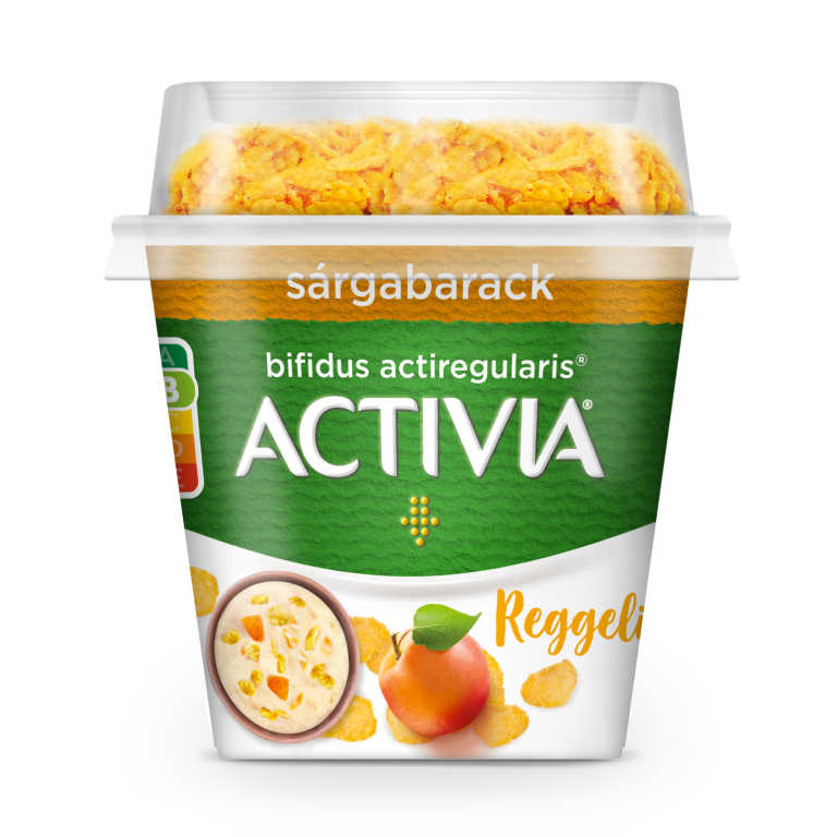 Ismerd meg az Activia Reggeli Édes fehér élőflórás joghurtokat Kukoricapehellyel, valamint Bifidus Actiregularis-szal és kalciummal, amely hozzájárul az emésztőenzimek normál működéséhez!
