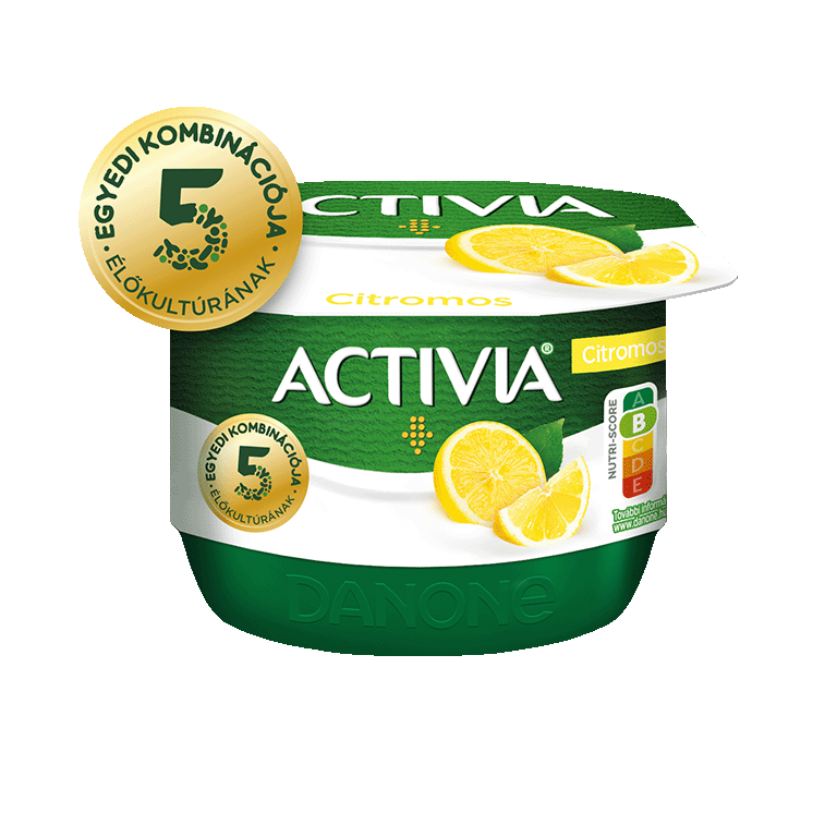 Gazdagítsd a napod egy finom, krémes és gyümölcsös Citromos Activia élménnyel.
