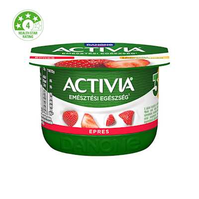 Gazdagítsd a napod egy finom, krémes és gyümölcsös Epres Activia élménnyel.
