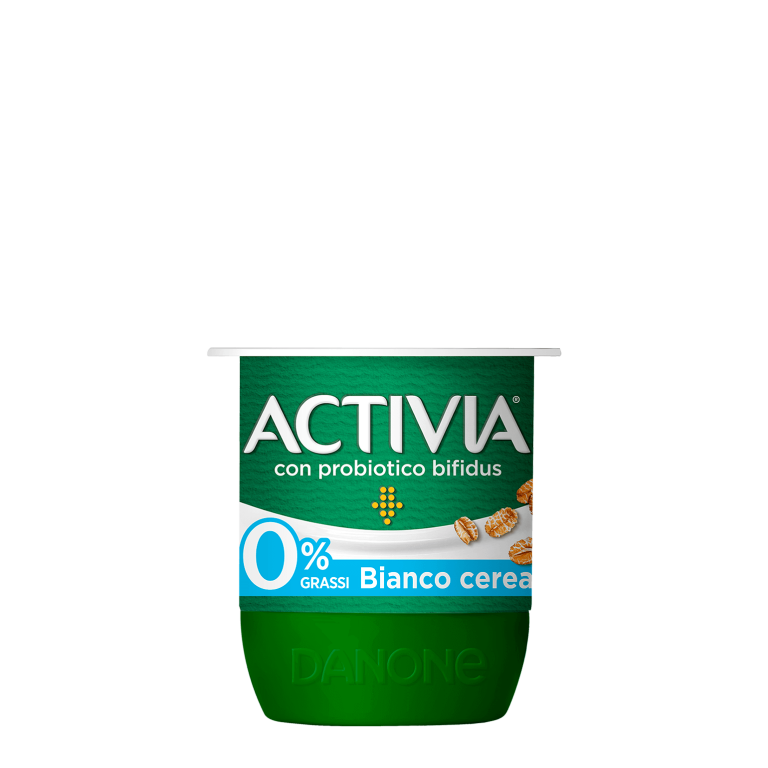 Yogurt senza grassi Activia zero bianco e cereali