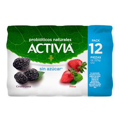 Multi-Pack Ciruela Pasa y Fresa Zero (12 pzas)