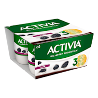 Activia Yoghurt Pruim - milde yoghurt en zachte pruimen.