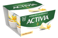 Gearomatiseerde standyoghurt met vanillesmaak, suiker en Bifidus Actiregularis®.