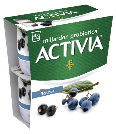 Activia Bosbes - heerlijke milde yoghurt met bosbes.