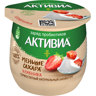 Термостатный йогурт Активиа с черникой 160 г