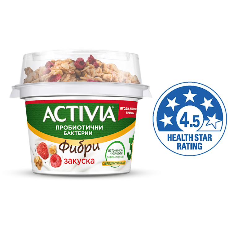 Активиа Закуска с 4 милиарда пробиотични бактерии Bifidus Actiregularis