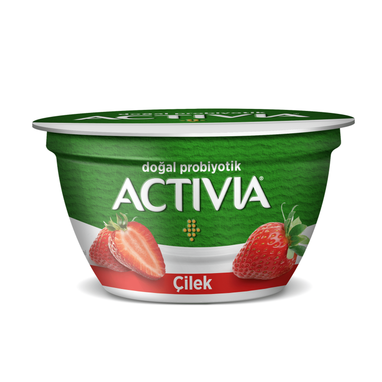 Çilekten gelen lezzet ve probiyotikten gelen iyilik ile Activia Çilek şimdi tekli pakette!