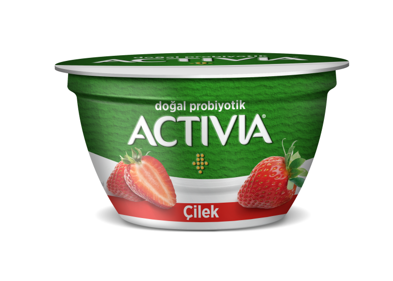 Çilekten gelen lezzet ve probiyotikten gelen iyilik ile Activia Çilek şimdi tekli pakette!
