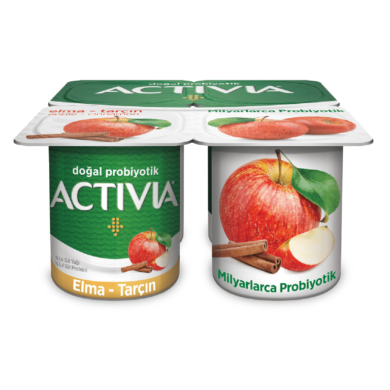Elma & Tarçından gelen lezzet ve probiyotikten gelen iyilik ile Activia Elma & Tarçın !