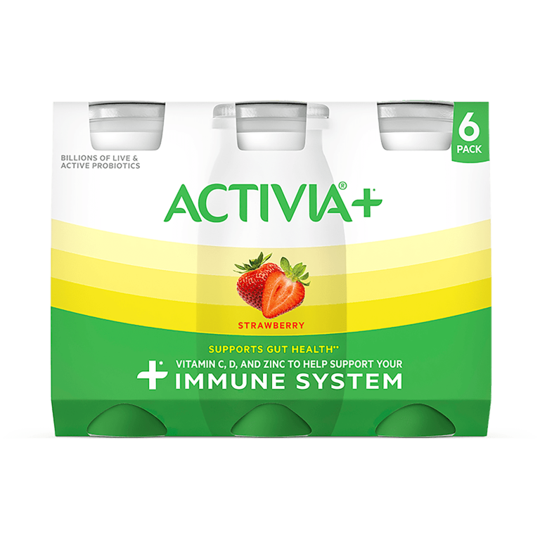 Activia®+ Lowfat Yogurt Drink Strawberry