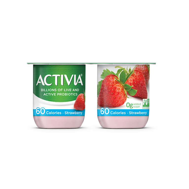 Activia® 60 calories Strawberry Probiotic Yogurt