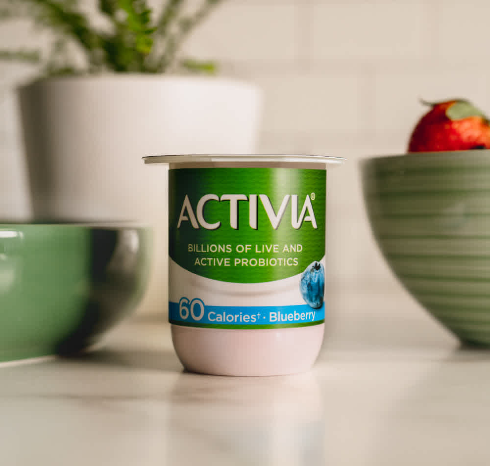 Activia Less Sugar & More Good Blueberry & Cardamom Yogurt, 5.3 Oz., Shop