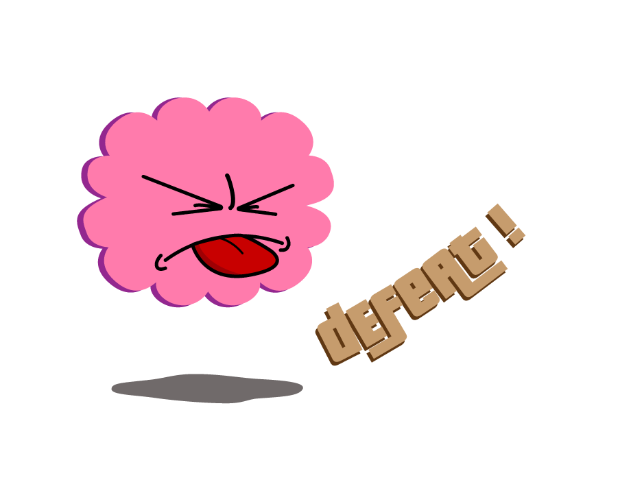 An image of Defeat screen.