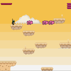 Image of Java 2D platformer game.