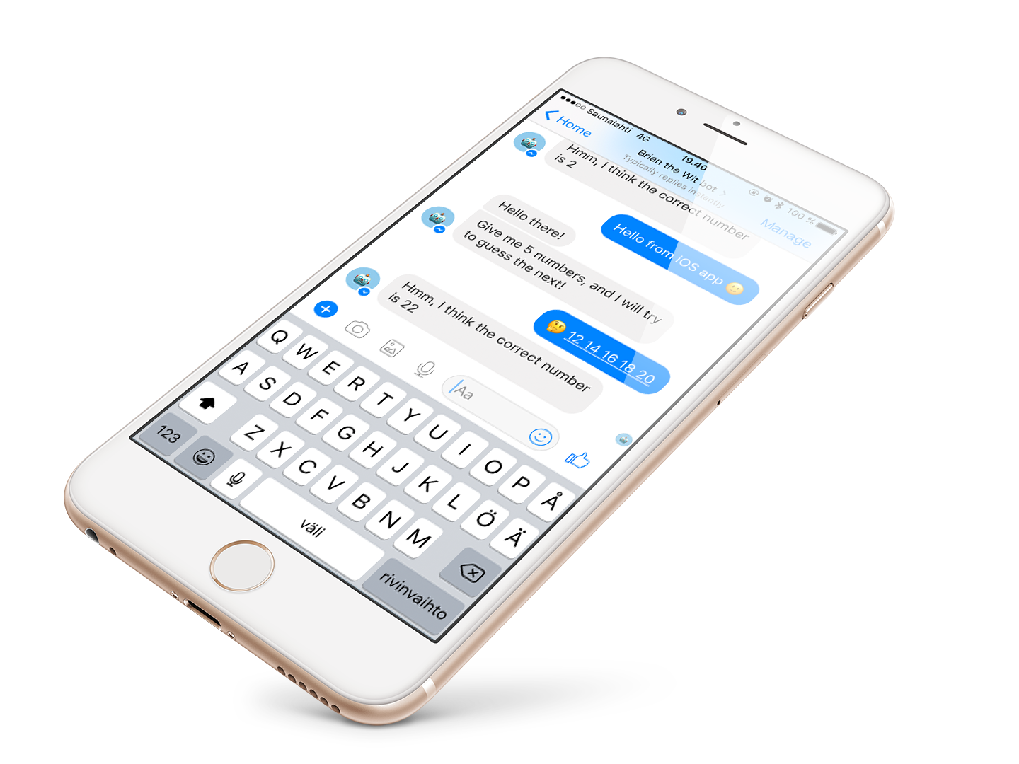 Brian The Wit Bot - iOS app product image