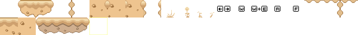 Spritesheet image for Java game.