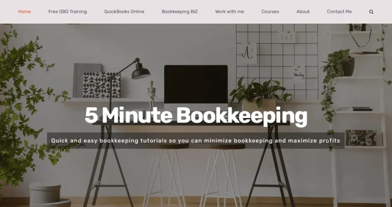 5 Minute Bookkeeping by Veronica Wasek