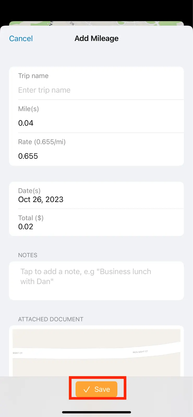 how to use the shoeboxed mileage tracker