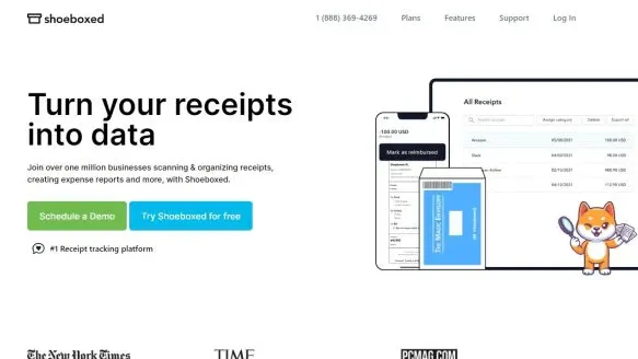 Shoeboxed: receipts into data