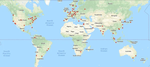 Google’s offices around the world