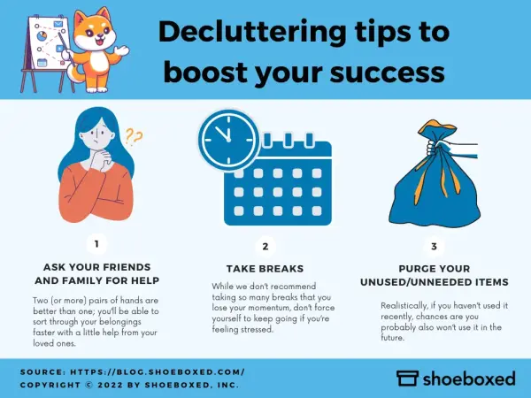 tips to boost your decluttering success
