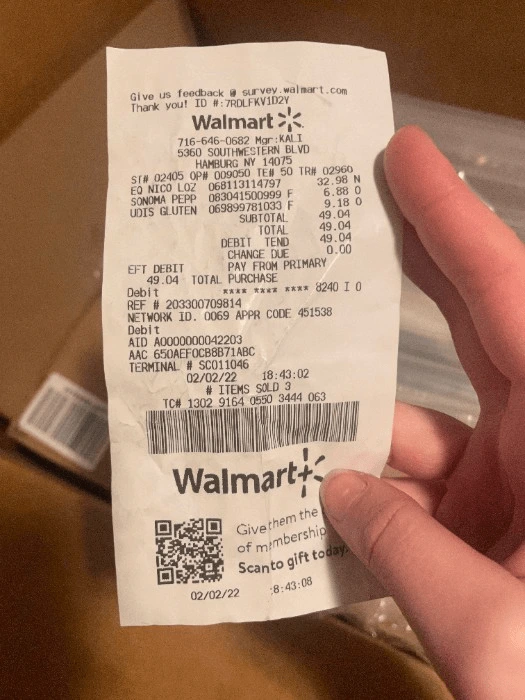 Walmart’s QR code to sign-up as a Walmart membership, Reddit