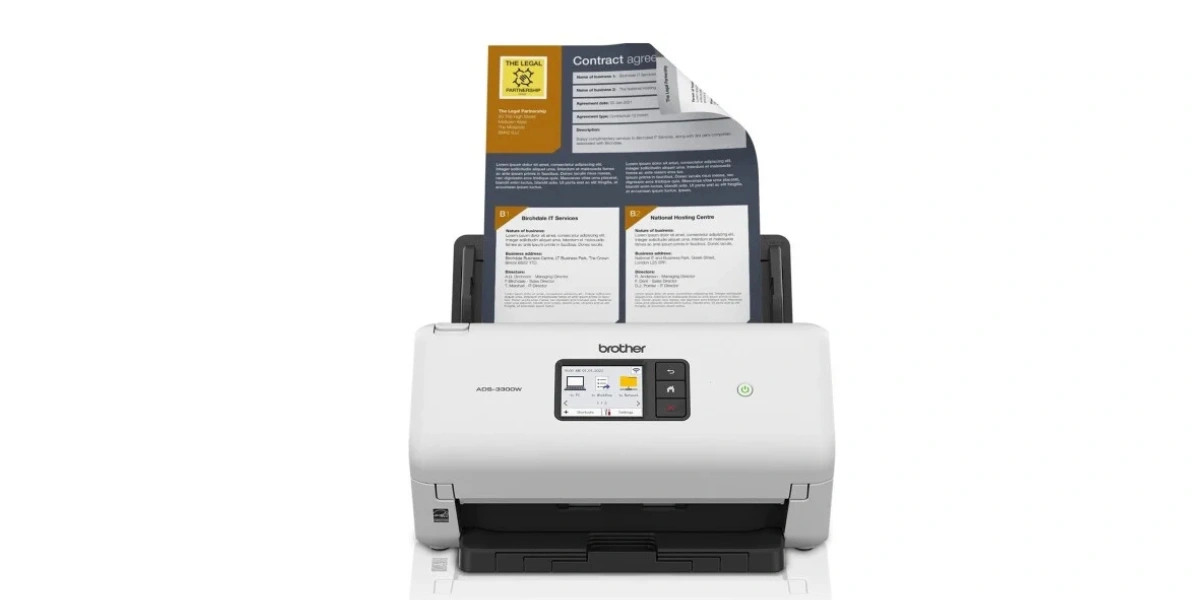 Brother ADS-3300W High-Speed Desktop Scanner