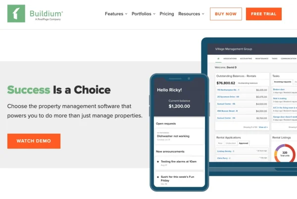 Buildium’s home page