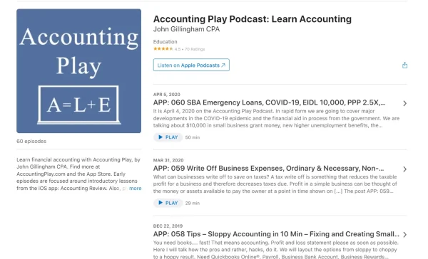 Accounting Play Podcast