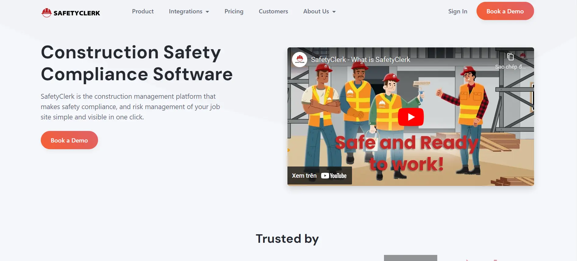 SafetyClerk website