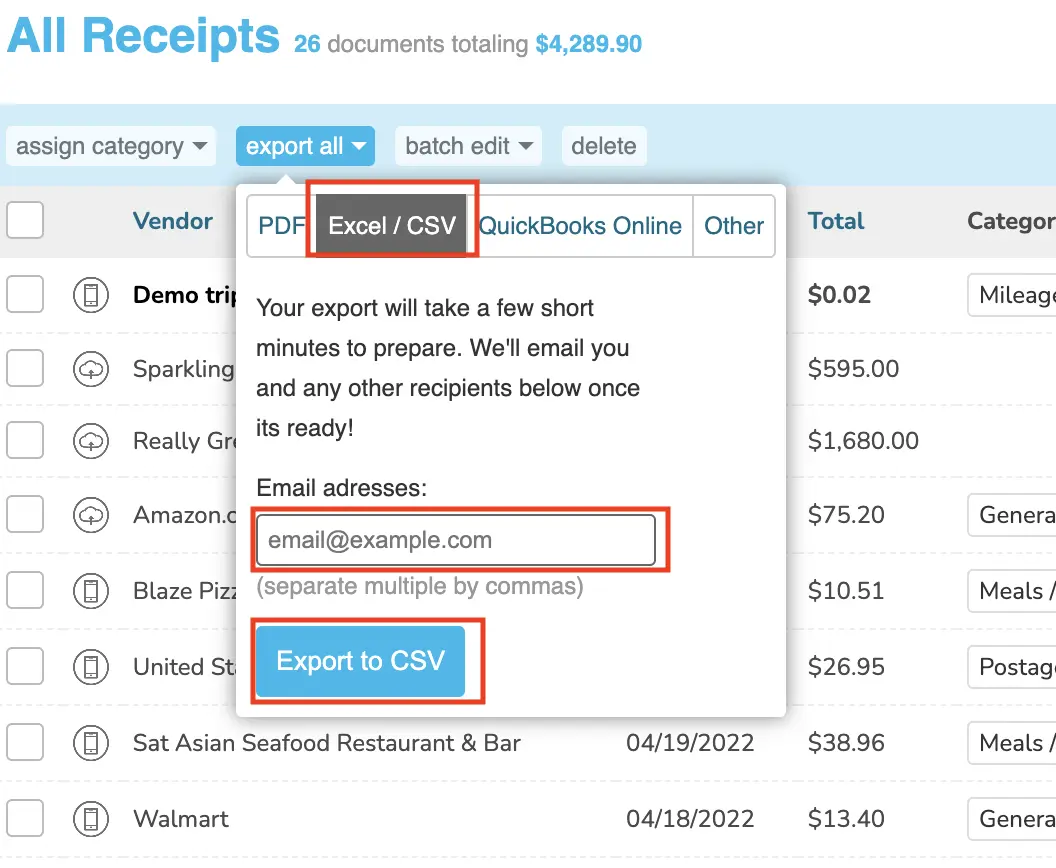 How Can I Create Expense Reports Using Shoeboxed?