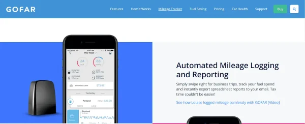 GOFAR for mileage tracking.