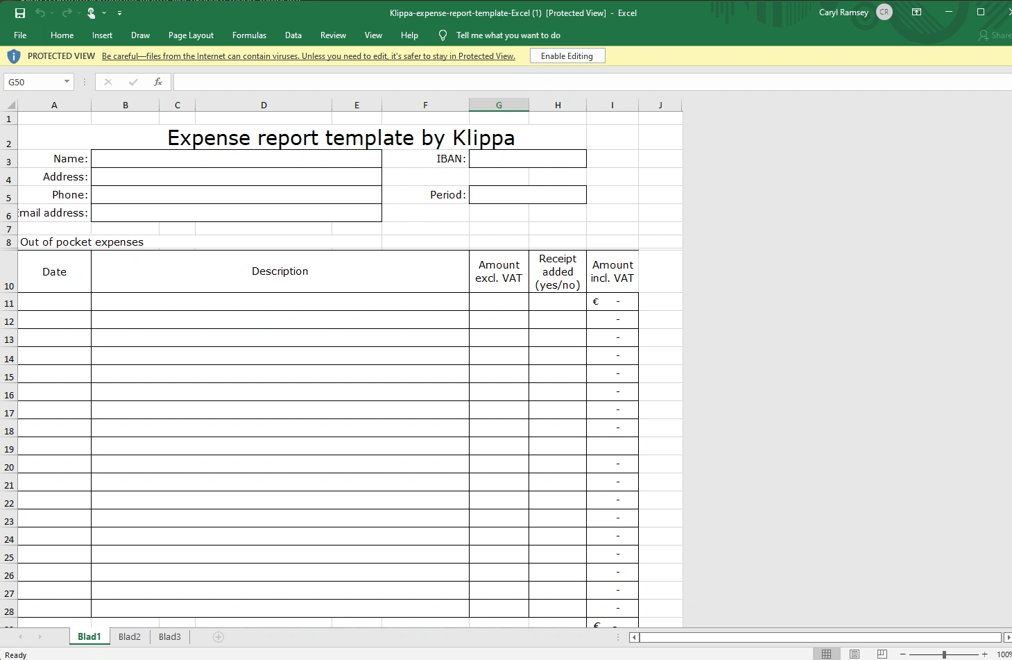 Travel Expense Report by Klippa