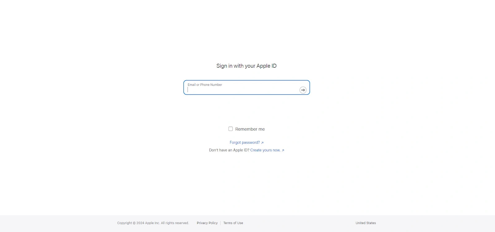 Sign in with your Apple ID