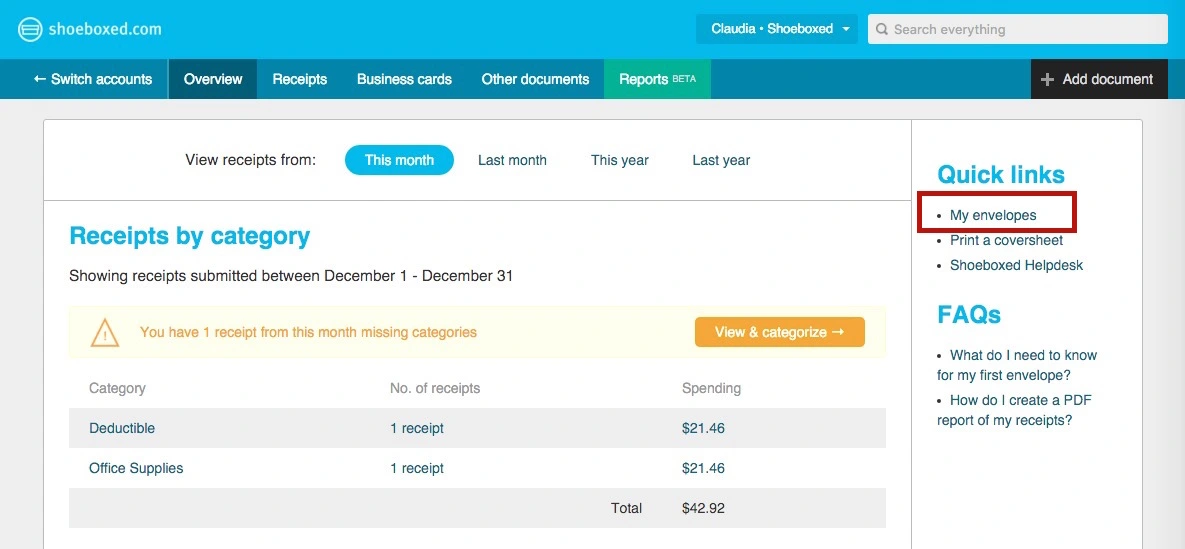 How do I separate personal and business expenses?