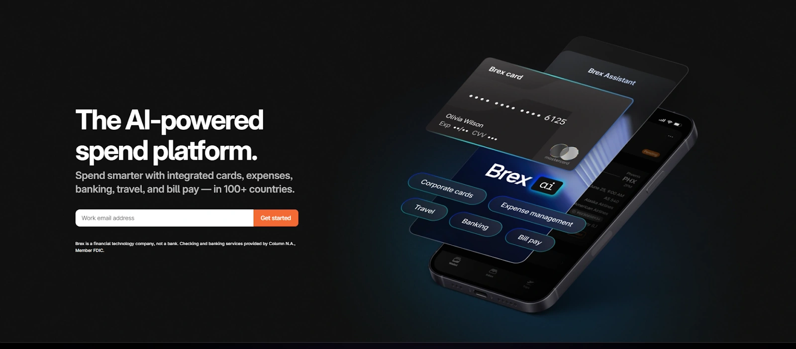 Brex - ideal for startups who don't have a long credit history